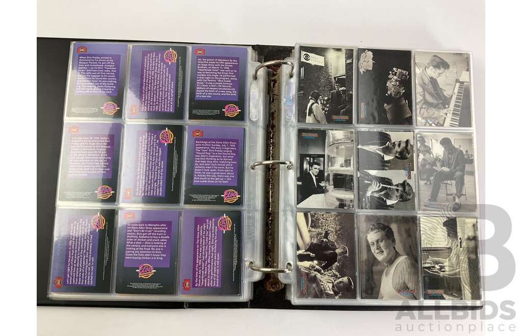 Album of 'The Elvis Collection' Collector Cards - Approximately 630 Cards