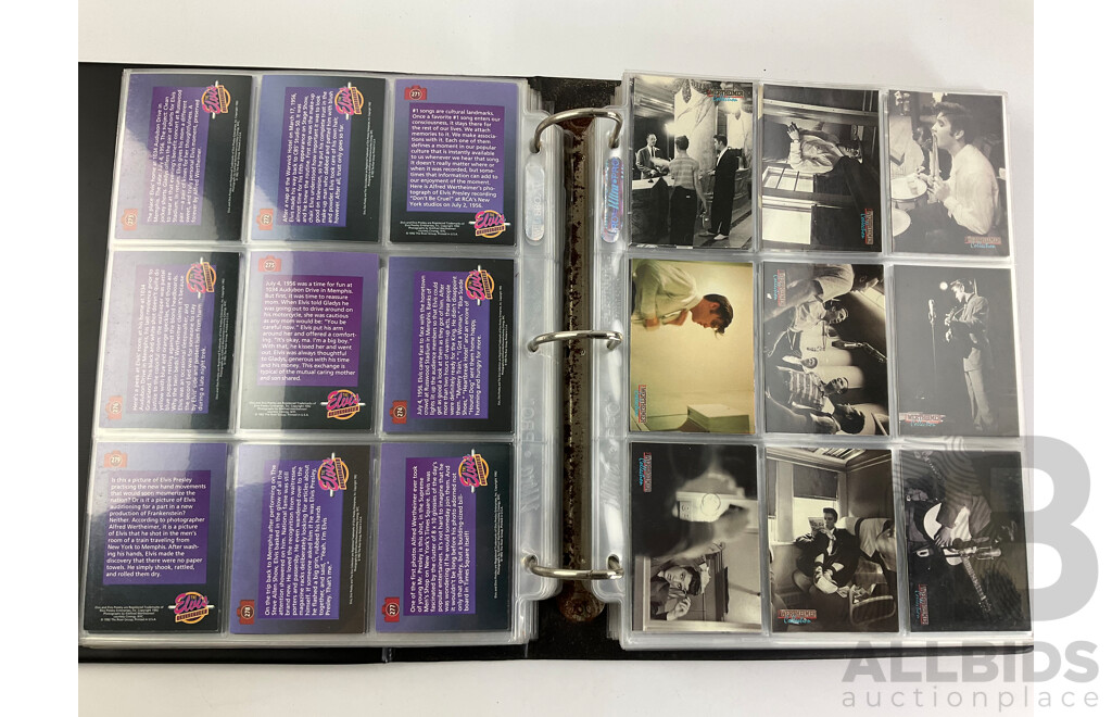 Album of 'The Elvis Collection' Collector Cards - Approximately 630 Cards