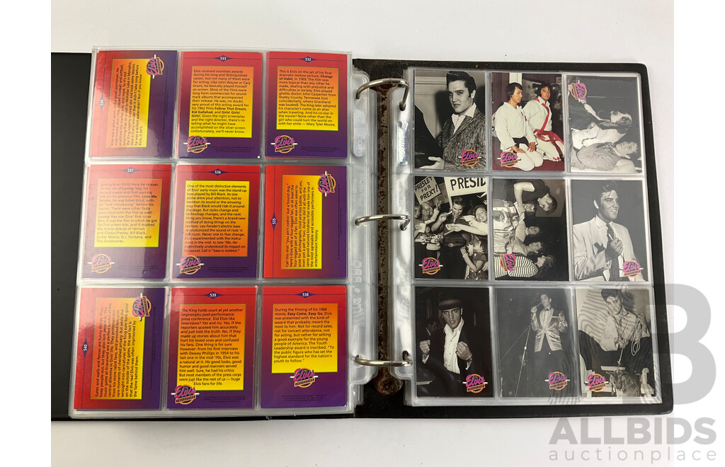 Album of 'The Elvis Collection' Collector Cards - Approximately 630 Cards