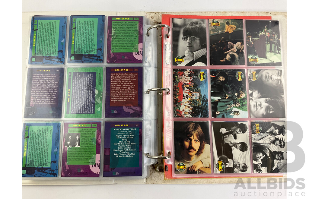 Album of 'The Beatles' Collector Cards - Approximately 220 Cards