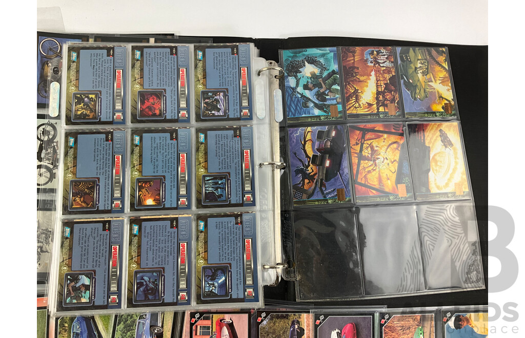 Collection of 1990's Collector Cards Including Terminator 2, Alien Vs Predator Universe, Corvette Vette Set Cards, Harley Davidson Collector Cards - Approximately 420 Cards Total