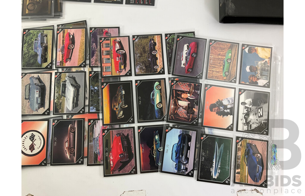 Collection of 1990's Collector Cards Including Terminator 2, Alien Vs Predator Universe, Corvette Vette Set Cards, Harley Davidson Collector Cards - Approximately 420 Cards Total