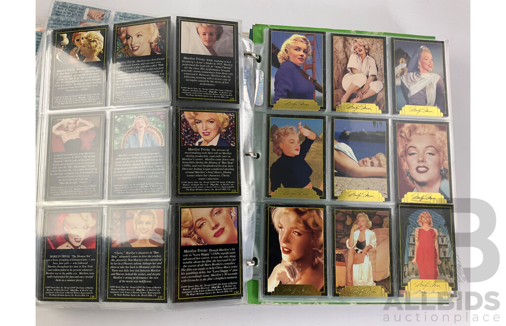 Collection of 1990's Collector Cards Including Marilyn Monroe, Boris Vellejo, All Chromium Conan II, Ken Kelly - Approximately 700 Cards Total