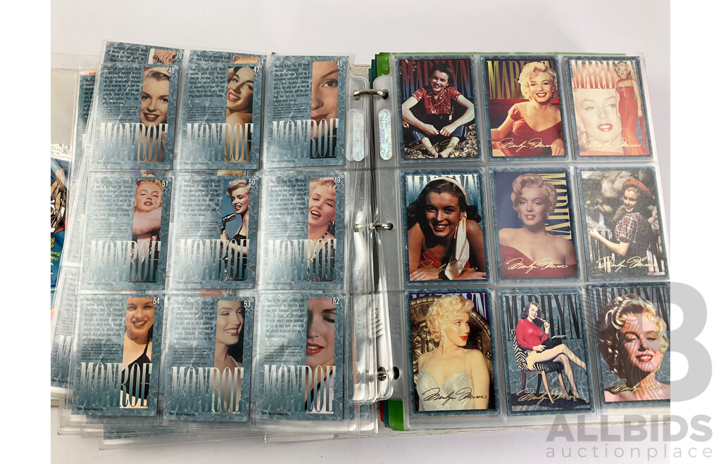 Collection of 1990's Collector Cards Including Marilyn Monroe, Boris Vellejo, All Chromium Conan II, Ken Kelly - Approximately 700 Cards Total