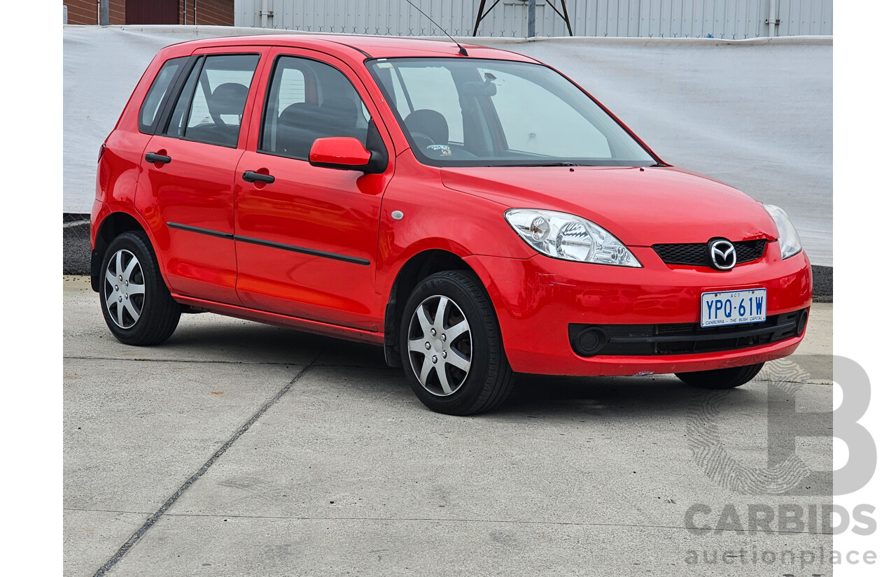 9/2006 Mazda Mazda2 NEO DY MY05 UPGRADE 5d Hatchback Red 1.5L