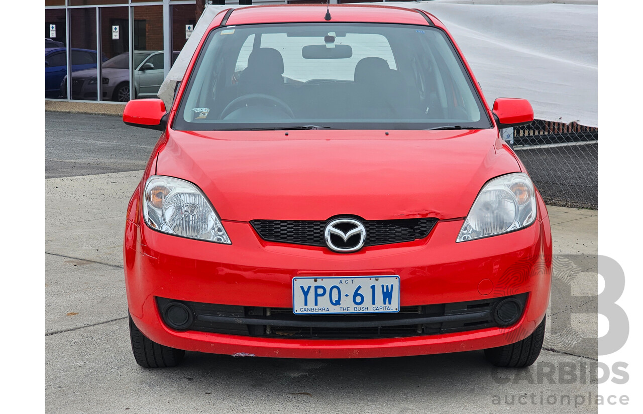 9/2006 Mazda Mazda2 NEO DY MY05 UPGRADE 5d Hatchback Red 1.5L