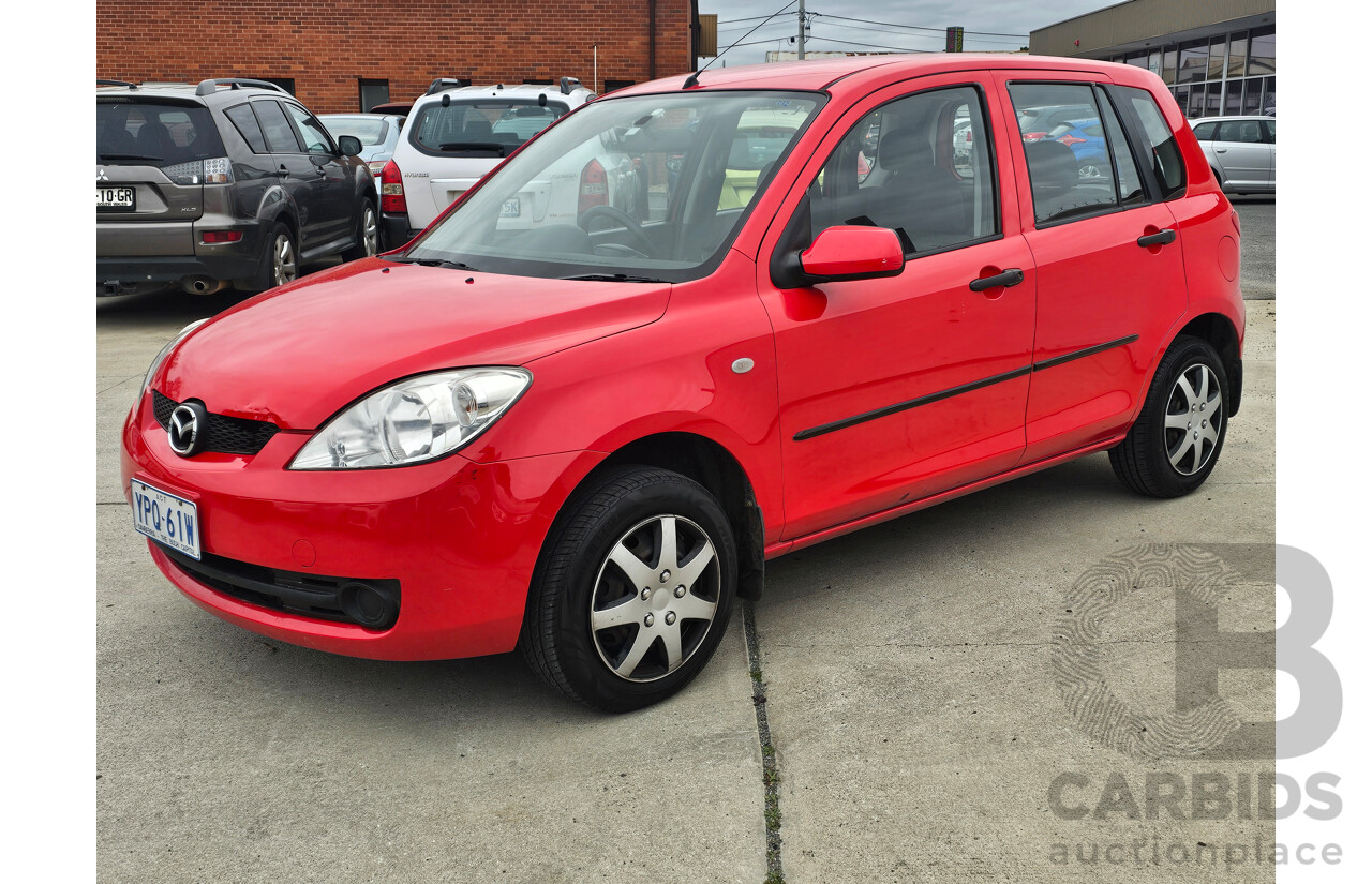 9/2006 Mazda Mazda2 NEO DY MY05 UPGRADE 5d Hatchback Red 1.5L