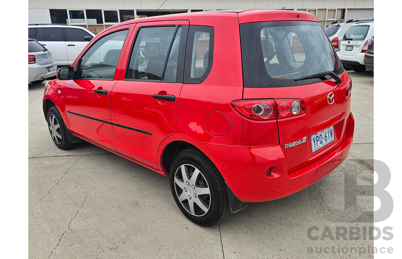 9/2006 Mazda Mazda2 NEO DY MY05 UPGRADE 5d Hatchback Red 1.5L