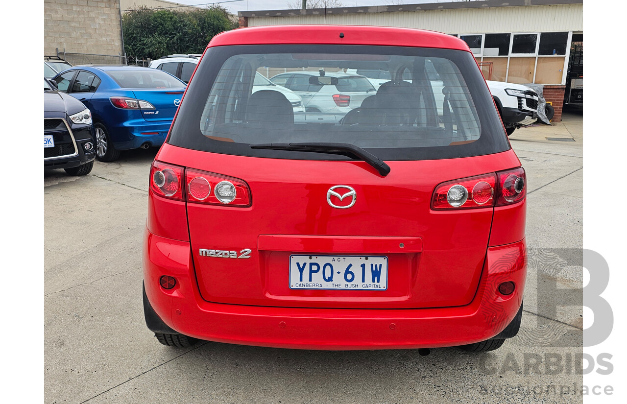 9/2006 Mazda Mazda2 NEO DY MY05 UPGRADE 5d Hatchback Red 1.5L