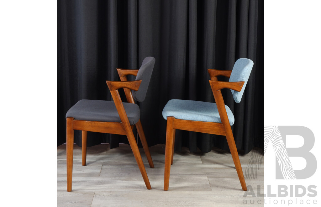 Pair of Timber Framed Dining Chairs by Matt Blatt