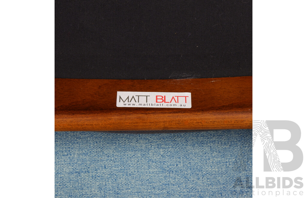 Pair of Timber Framed Dining Chairs by Matt Blatt