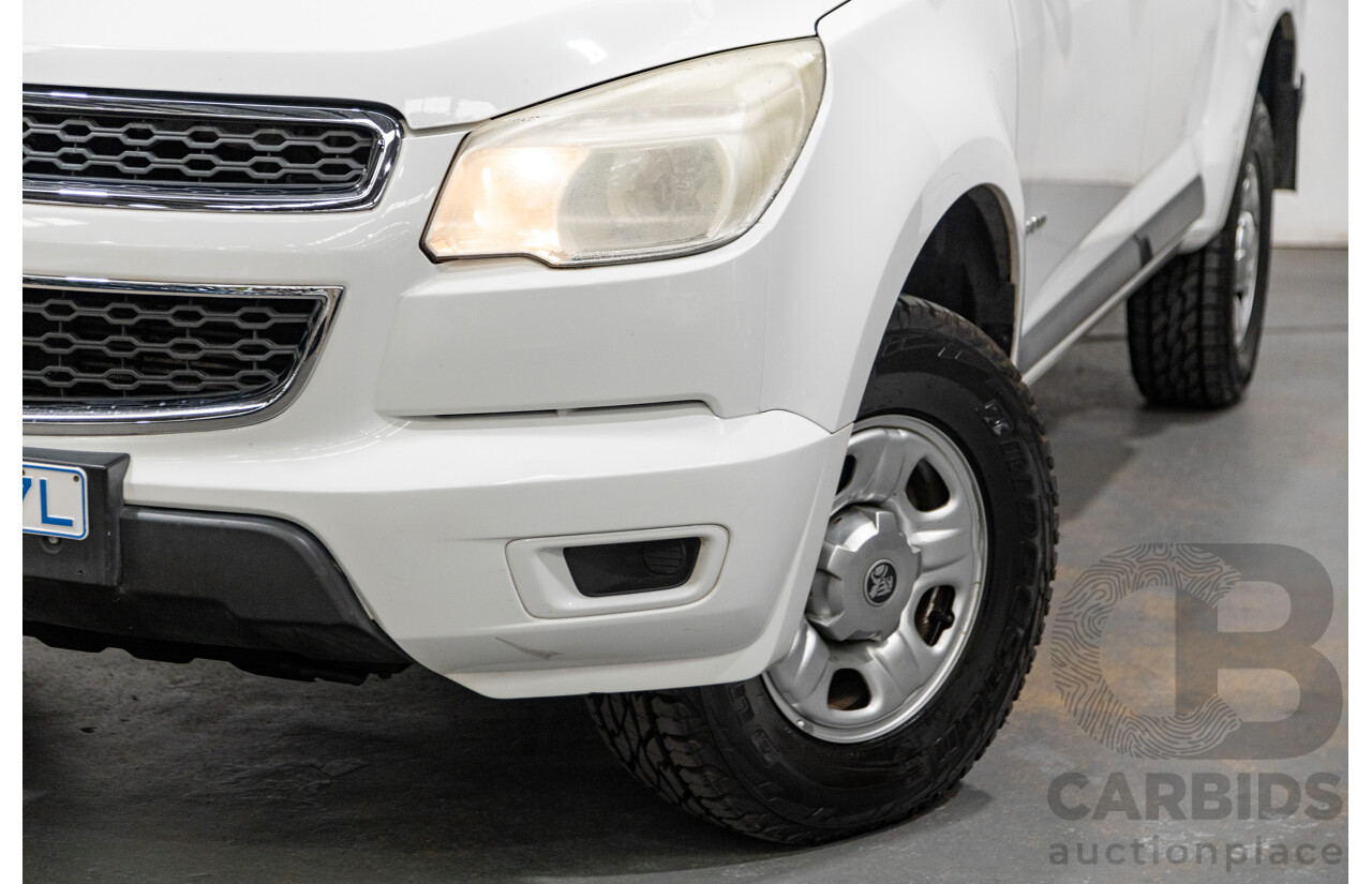 06/2012 Holden Colorado LX RG Auto Dual Cab 4x4 MY13 Summit White 4cyl 2.8L Turbo Diesel