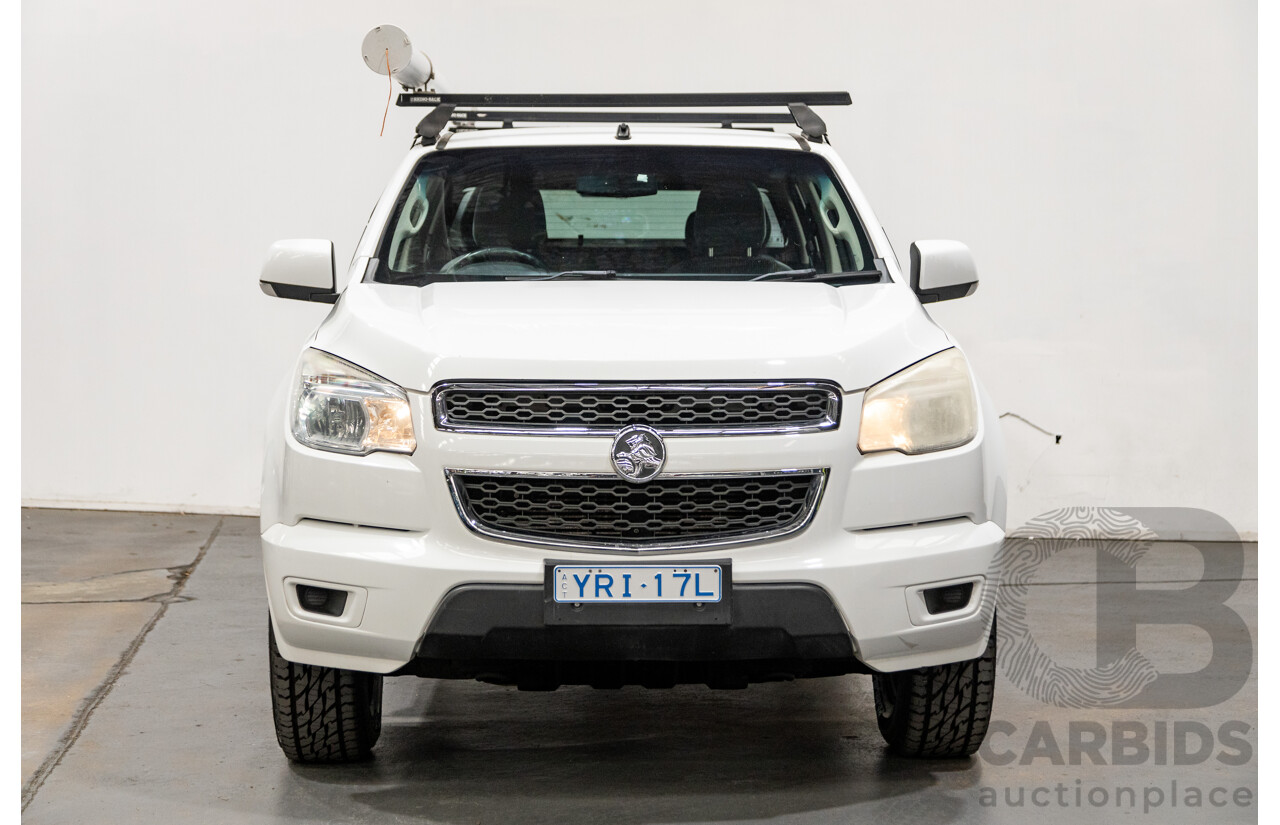 06/2012 Holden Colorado LX RG Auto Dual Cab 4x4 MY13 Summit White 4cyl 2.8L Turbo Diesel