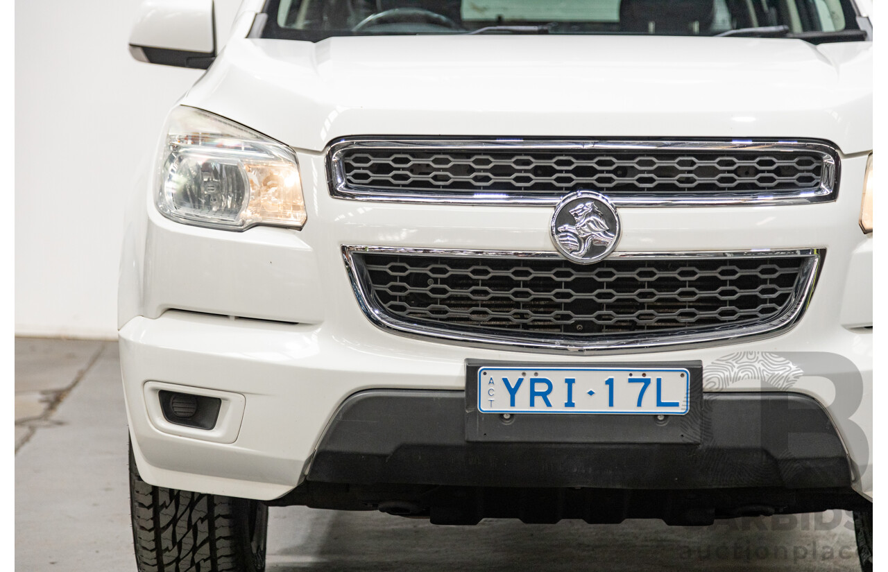 06/2012 Holden Colorado LX RG Auto Dual Cab 4x4 MY13 Summit White 4cyl 2.8L Turbo Diesel