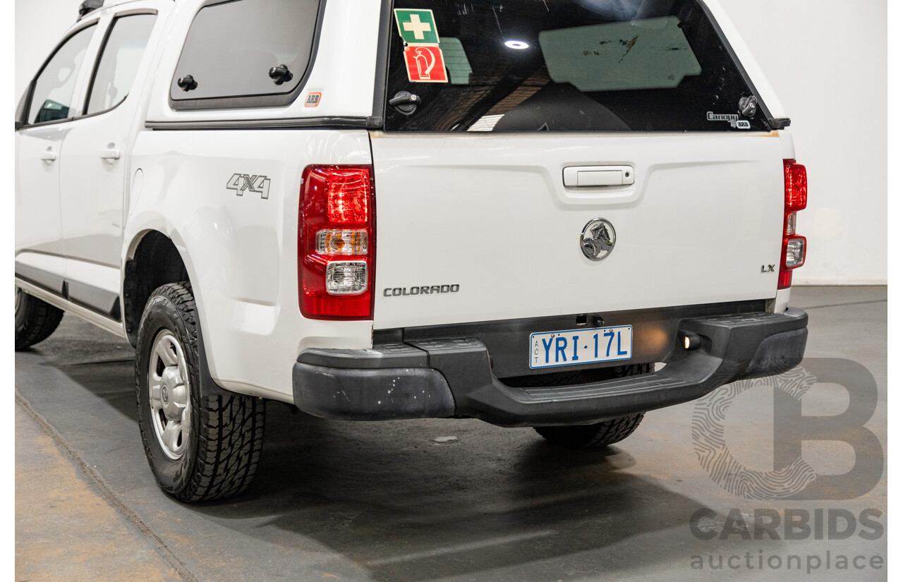 06/2012 Holden Colorado LX RG Auto Dual Cab 4x4 MY13 Summit White 4cyl 2.8L Turbo Diesel