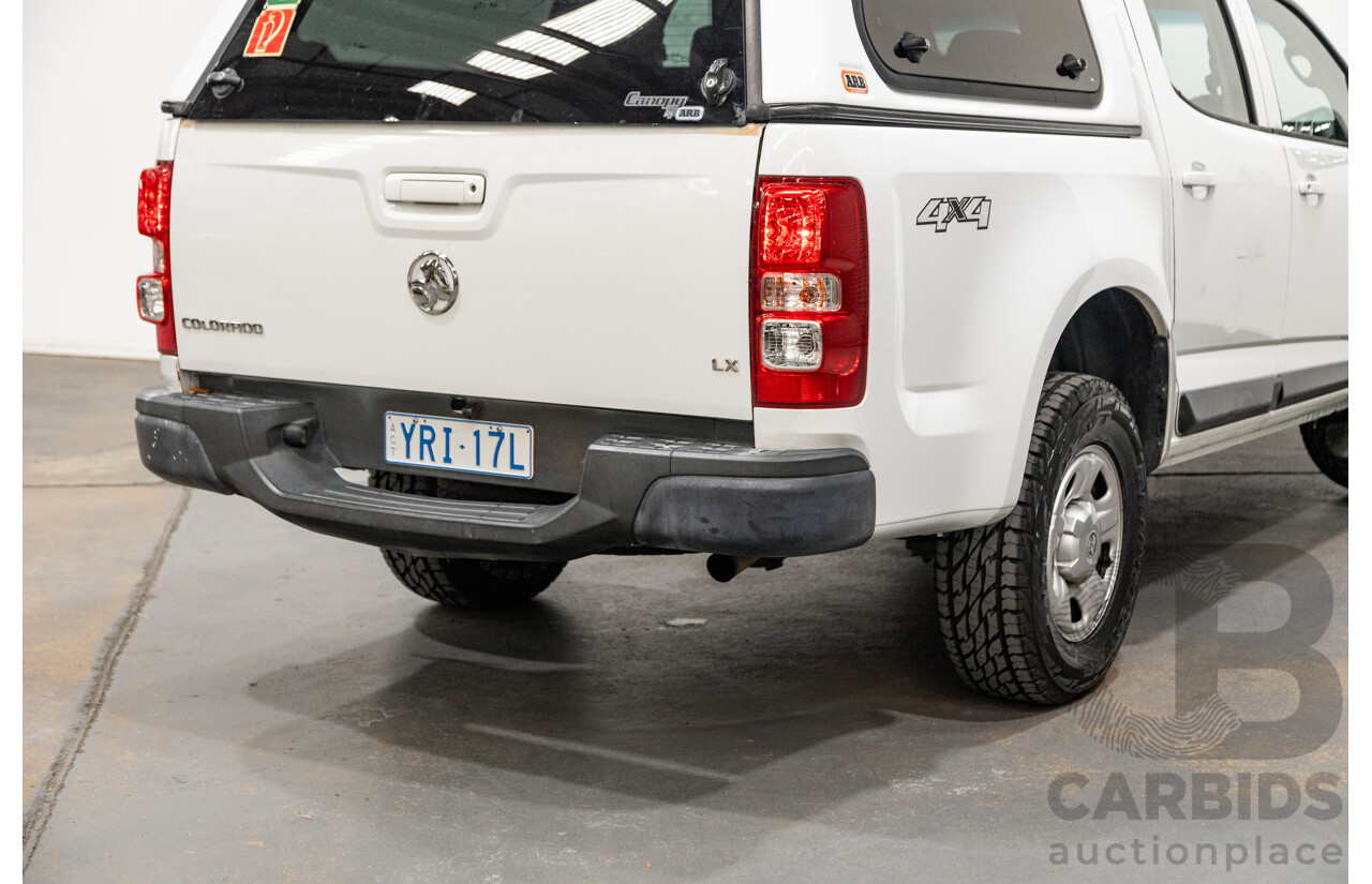 06/2012 Holden Colorado LX RG Auto Dual Cab 4x4 MY13 Summit White 4cyl 2.8L Turbo Diesel