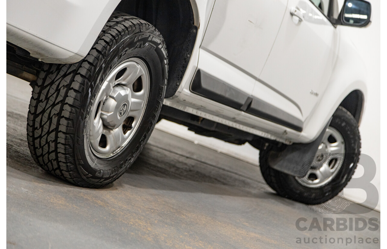 06/2012 Holden Colorado LX RG Auto Dual Cab 4x4 MY13 Summit White 4cyl 2.8L Turbo Diesel