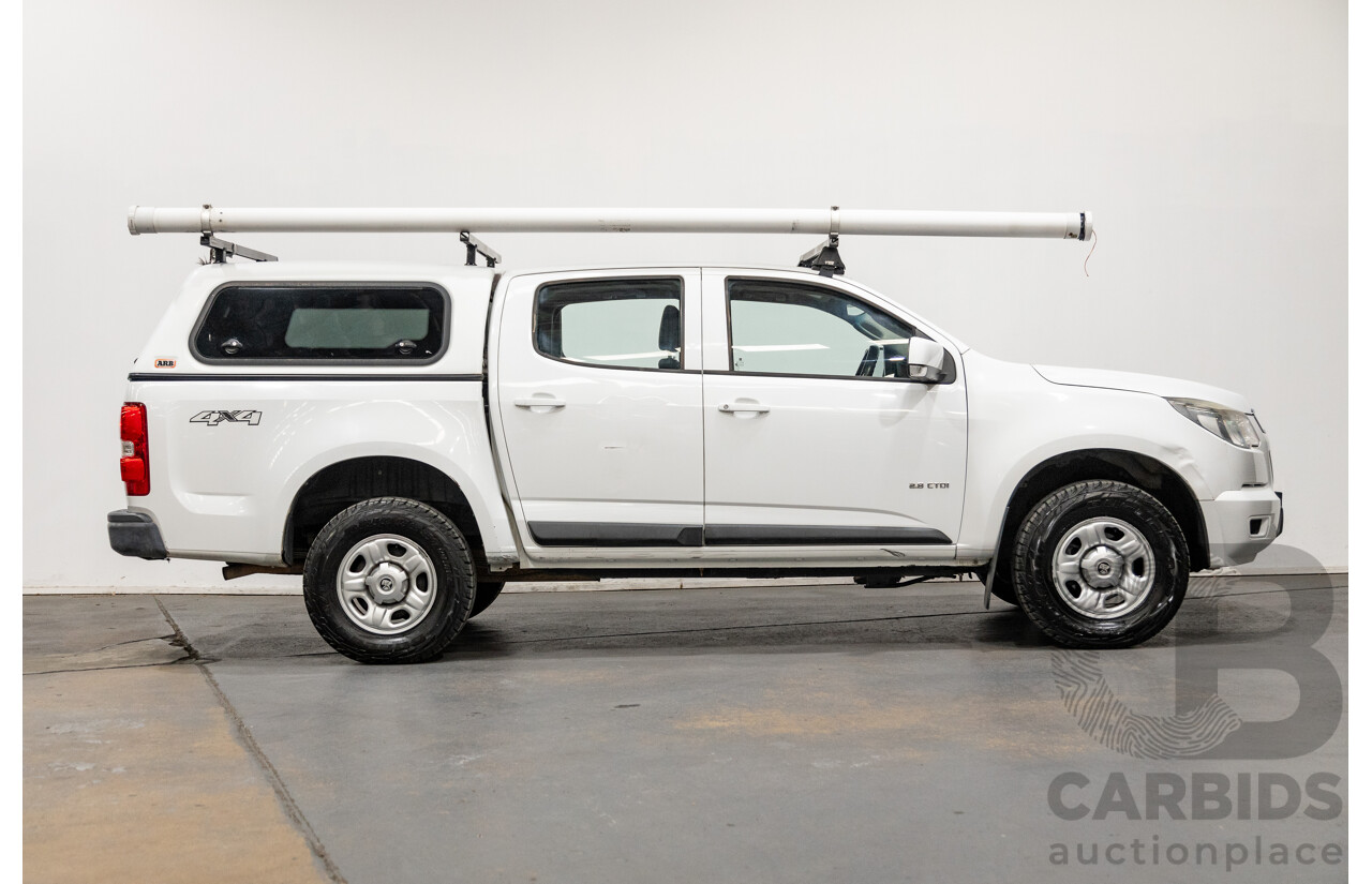 06/2012 Holden Colorado LX RG Auto Dual Cab 4x4 MY13 Summit White 4cyl 2.8L Turbo Diesel