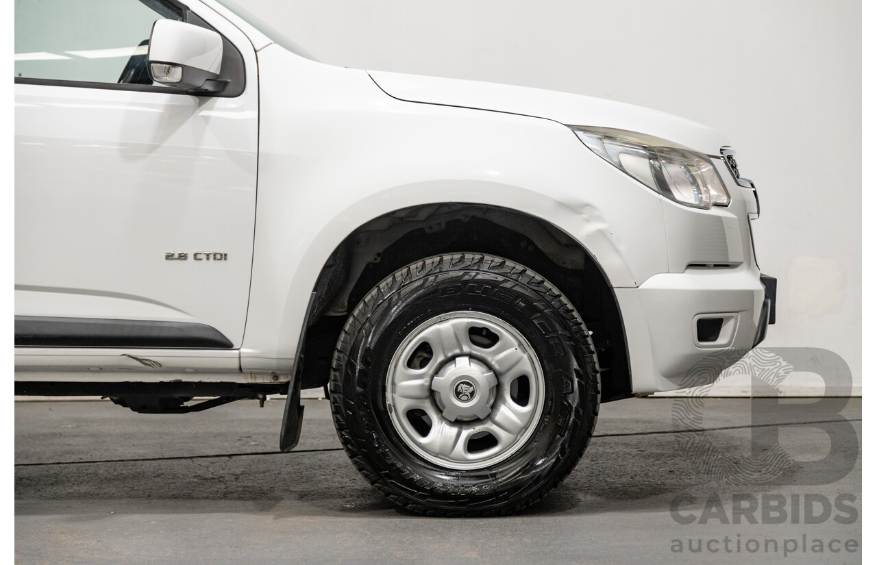 06/2012 Holden Colorado LX RG Auto Dual Cab 4x4 MY13 Summit White 4cyl 2.8L Turbo Diesel