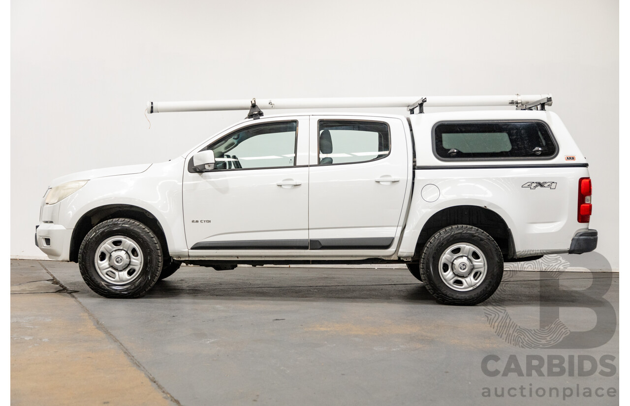 06/2012 Holden Colorado LX RG Auto Dual Cab 4x4 MY13 Summit White 4cyl 2.8L Turbo Diesel