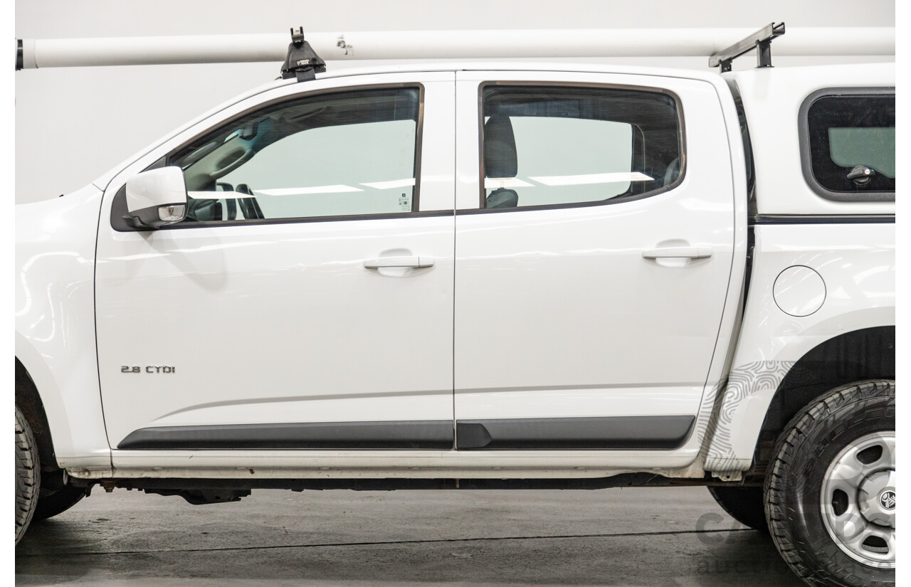 06/2012 Holden Colorado LX RG Auto Dual Cab 4x4 MY13 Summit White 4cyl 2.8L Turbo Diesel