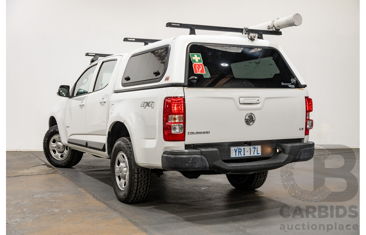 06/2012 Holden Colorado LX RG Auto Dual Cab 4x4 MY13 Summit White 4cyl 2.8L Turbo Diesel