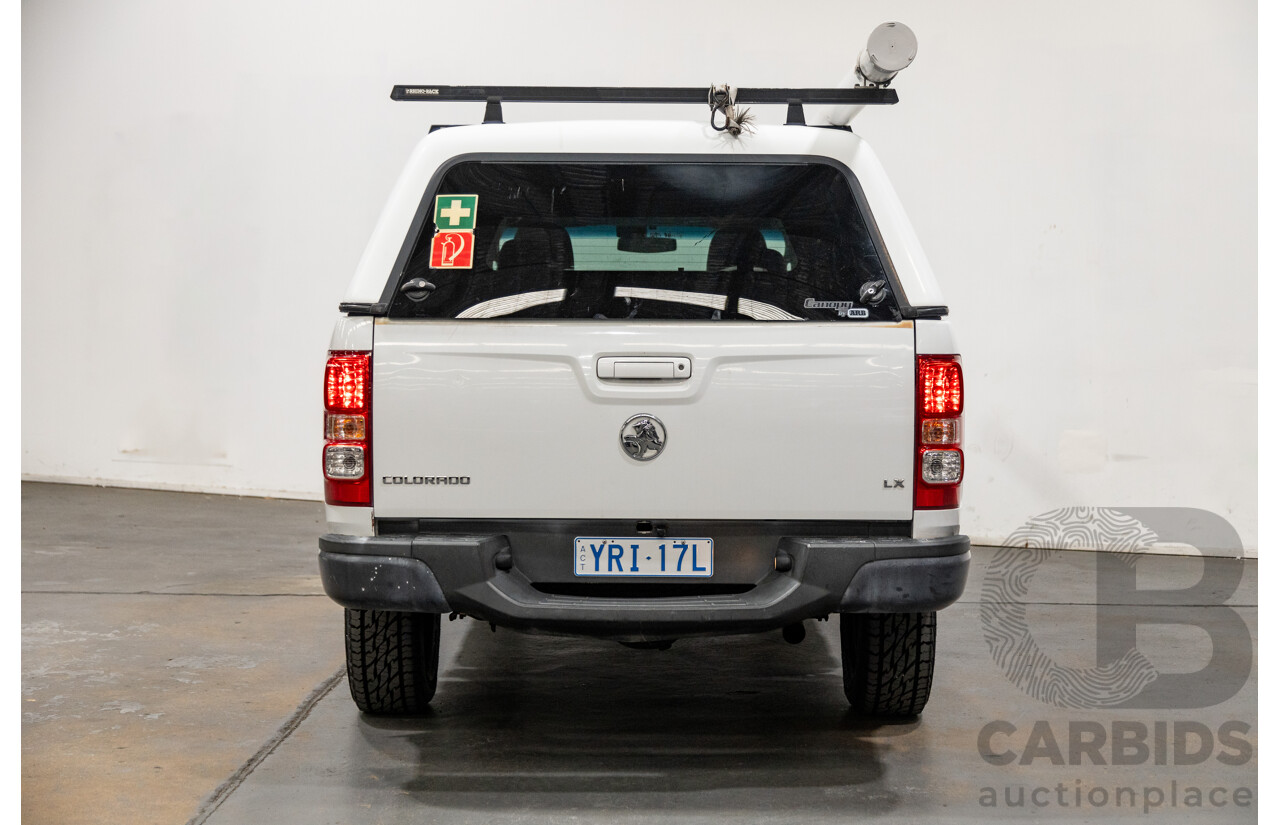 06/2012 Holden Colorado LX RG Auto Dual Cab 4x4 MY13 Summit White 4cyl 2.8L Turbo Diesel