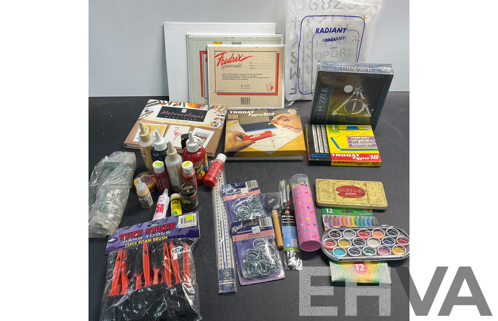 HARRY POTTER Puzzle & TRODAT Typo DIY Stamp & Assorted of Art & Carft Items