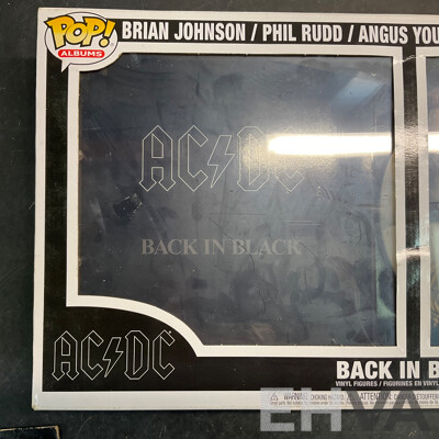 Collectable Funko Pop AC/DC - Back in Black  (Album Pack) Vinyl Figures & Vinyl Record