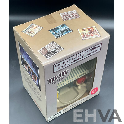 Retro 2016 75th Anniversary M&M's Dispenser Limited Edition & M&M's Collector's Edition 'Walgreen's Drug Company' Dispenser