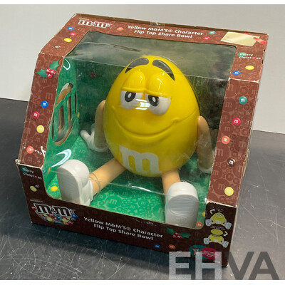 M&M's Red & Yellow Character Flip Top Share Bowls