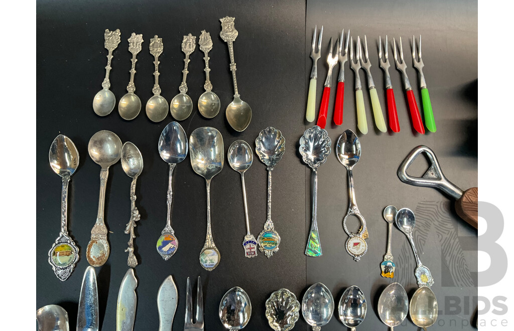 Collectable Vintage Souvenir Spoons/Fork and More