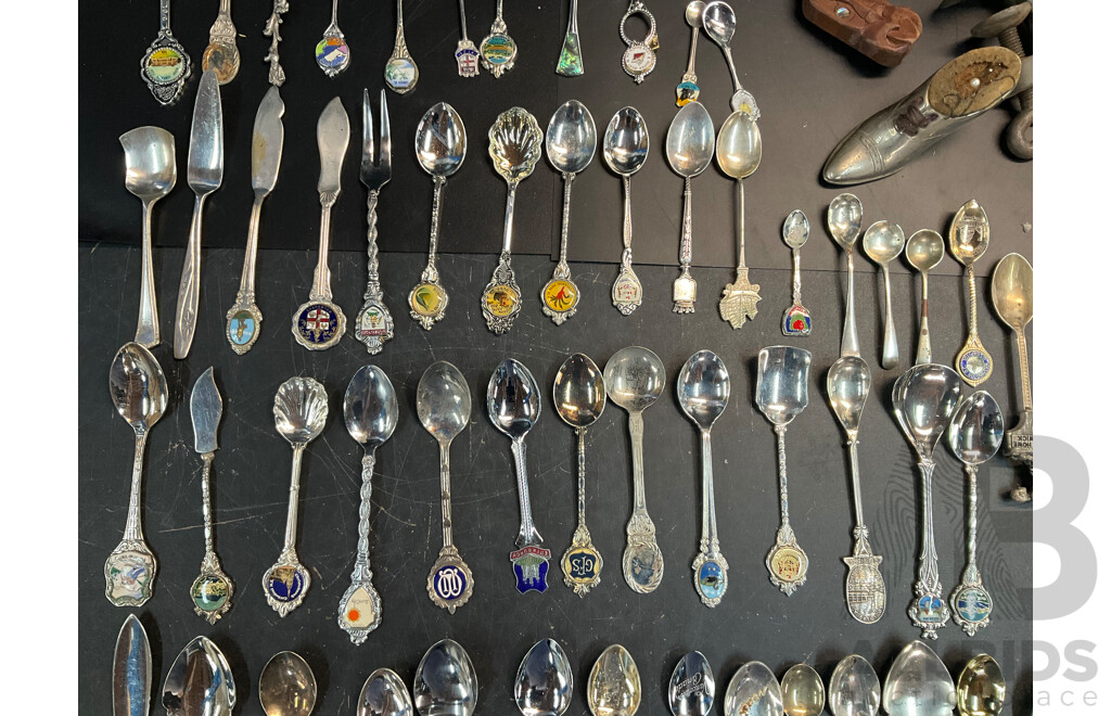 Collectable Vintage Souvenir Spoons/Fork and More