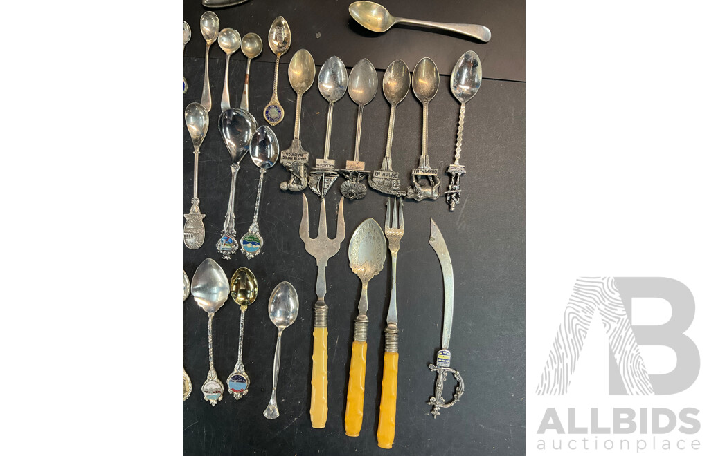 Collectable Vintage Souvenir Spoons/Fork and More