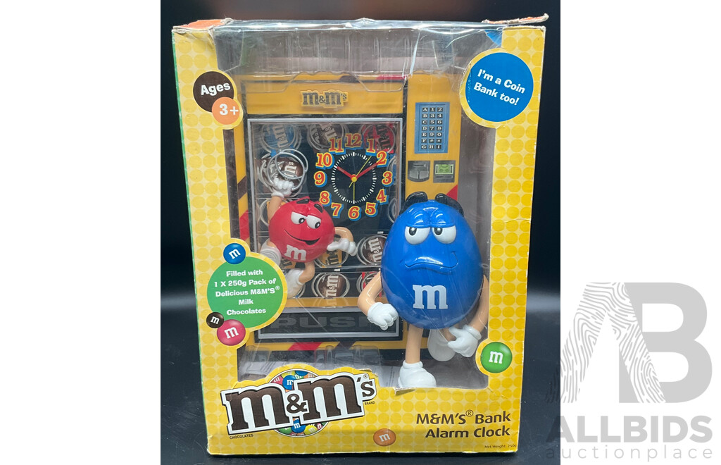 M&M's Bank Alarm Clock