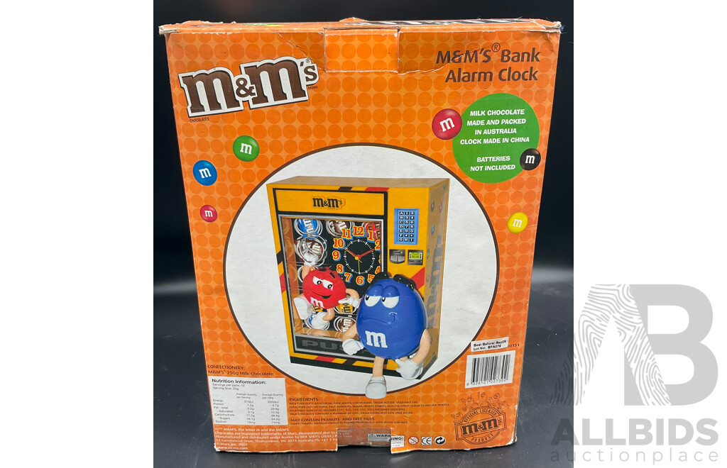 M&M's Bank Alarm Clock