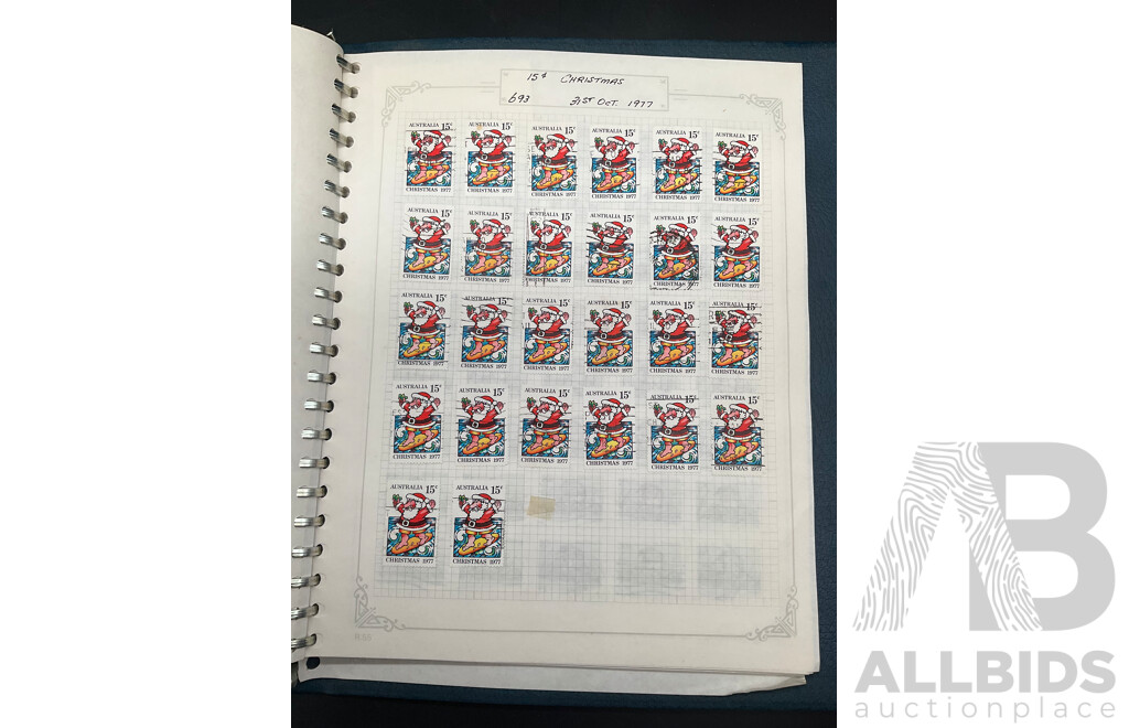 Album of Australian Mint and Cancelled Stamps - From 1960's - 1970's  Including 1966 Brown Q.E. II, 1968 Mexico Games, 1974 Christmas and More