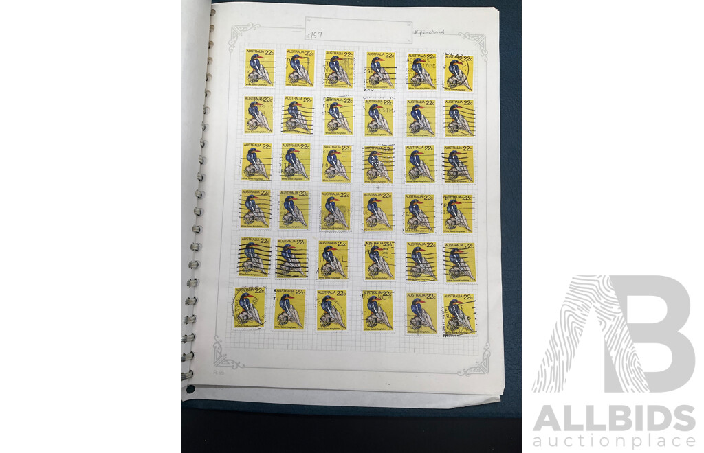 Album of Australian Mint and Cancelled Stamps - From 1960's - 1970's  Including 1966 Brown Q.E. II, 1968 Mexico Games, 1974 Christmas and More