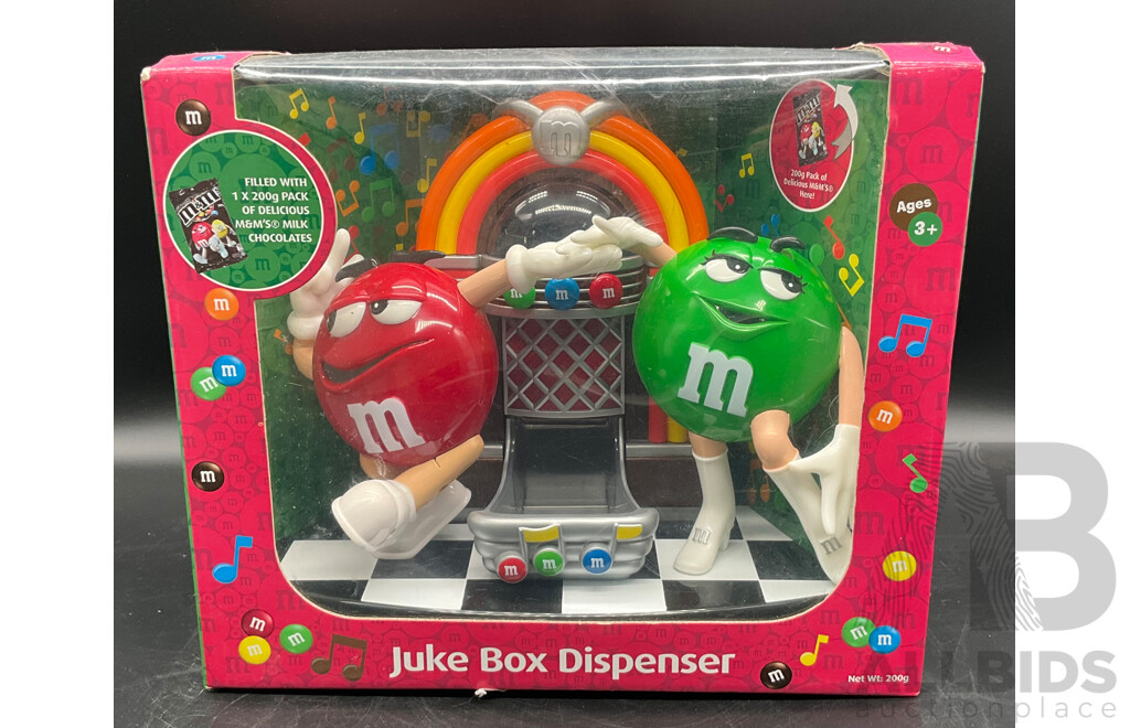 M&M's Juke Box Dispenser & See Saw Dispenser