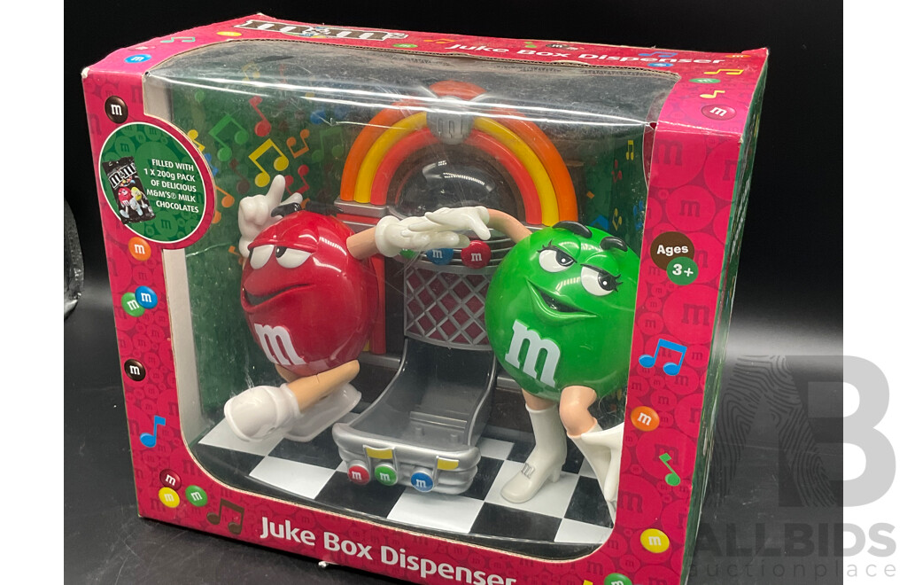 M&M's Juke Box Dispenser & See Saw Dispenser