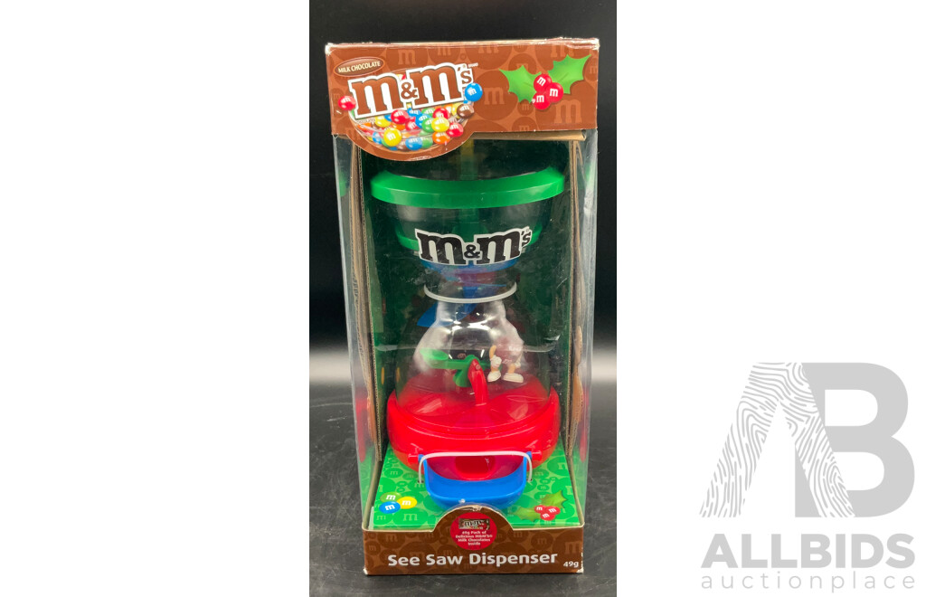 M&M's Juke Box Dispenser & See Saw Dispenser