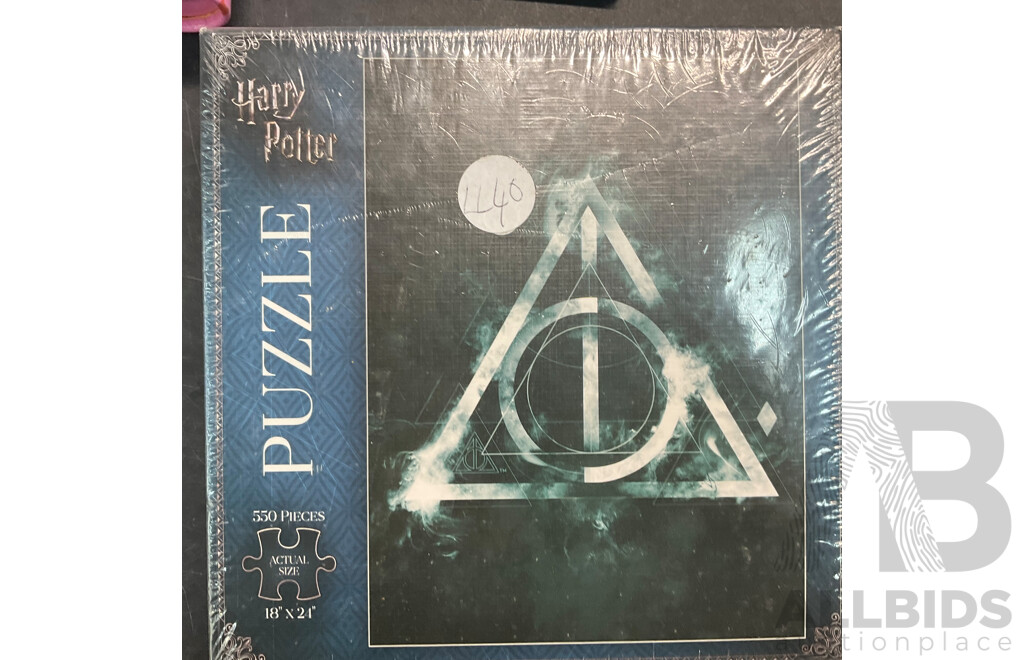 HARRY POTTER Puzzle & TRODAT Typo DIY Stamp & Assorted of Art & Carft Items