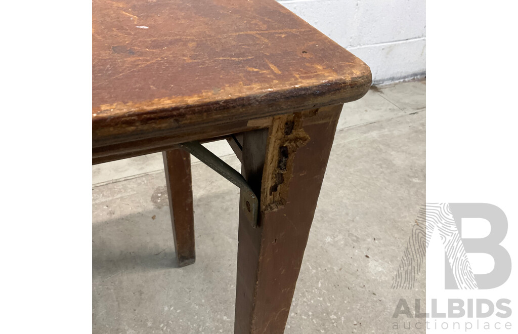 Vintage School Desk with 1 X Chair