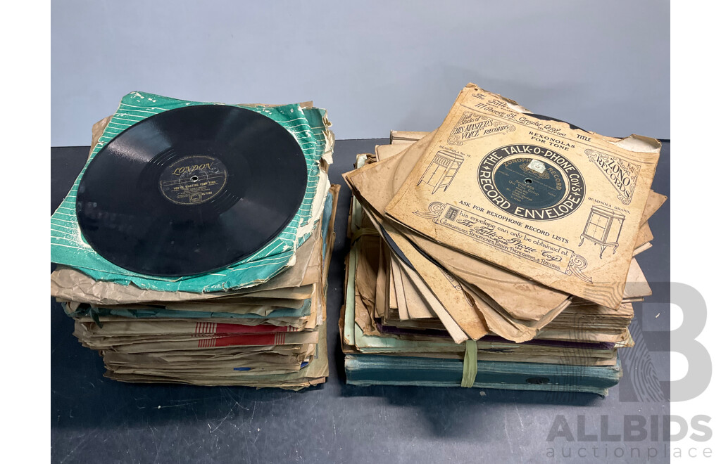 Collection of Antique 78rpm Records