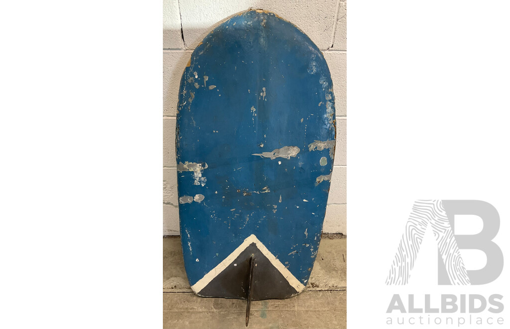 1960S/70S BELLY BOARD PAIPO/BELLY BOARD (3' 2” X 18” X 2”)