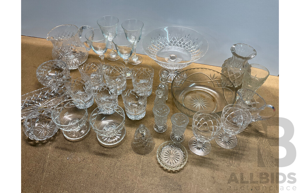 Assorted Crystal Glassware - Nachtmann Bleikristall, Royal Bavarian Crystal and More