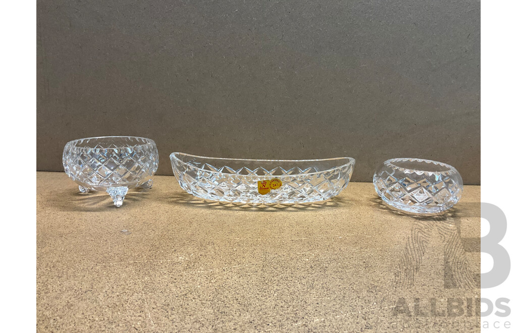 Assorted Crystal Glassware - Nachtmann Bleikristall, Royal Bavarian Crystal and More