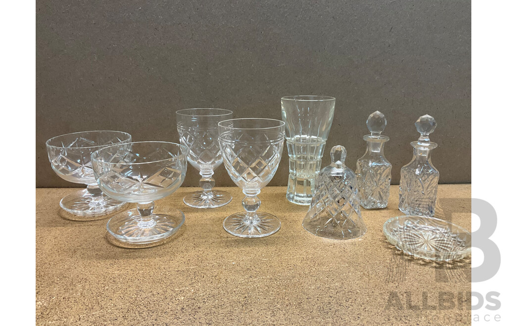 Assorted Crystal Glassware - Nachtmann Bleikristall, Royal Bavarian Crystal and More