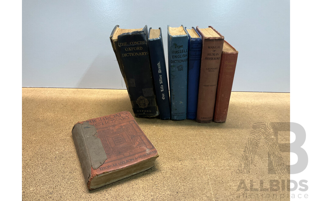 Vintage Collection of Education School Books