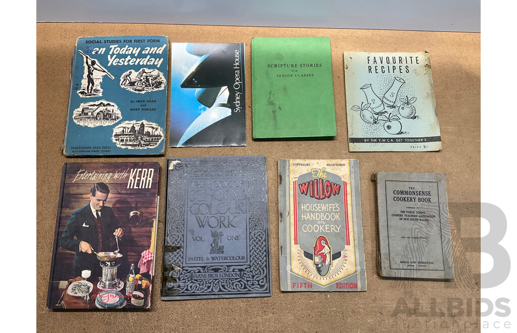 Vintage Collection of Education School Books